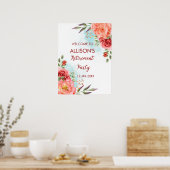 Affiche de bienvenue du Parti de la retraite de Re (Cuisine)