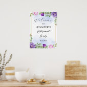 Affiche de bienvenue du Parti de retraite des fleu (Cuisine)