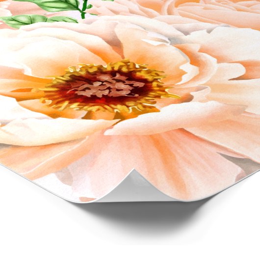 Affiche de bienvenue du Parti de retraite Orange F (Coin)