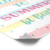 Affiche de bienvenue du parti Tutti Frutti (Coin)