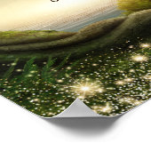 Affiche de bienvenue du soir enchantée (Coin)