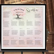 Affiche de bienvenue du tableau de bord de l'arbre