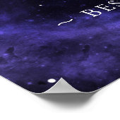 Affiche de bienvenue du thème Mariage céleste 18x2 (Coin)