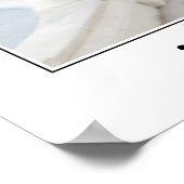 Affiche de bienvenue élégante de diplôme de photo (Coin)