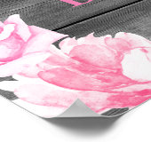 Affiche de bienvenue Eléphant Rose, Tablette Douch (Coin)