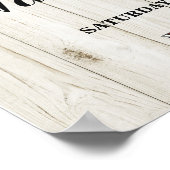 Affiche de bienvenue en bois de cerf Poster de mar (Coin)