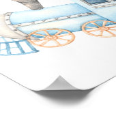 Affiche de bienvenue ferroviaire Anniversaire ou B (Coin)