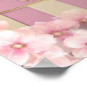 Affiche de bienvenue fête d'anniversaire à Paris (Coin)