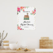 Affiche de bienvenue Fête des mariées (Cuisine)