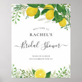 Affiche de bienvenue Fête des mariées au citron fr (Devant)