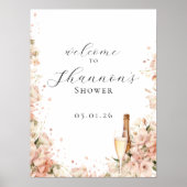 Affiche de bienvenue | Fête des mariées Brunch & B (Devant)