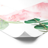 Affiche de bienvenue Fête des mariées de cadre de  (Coin)