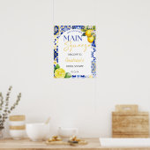 Affiche de bienvenue Fête des mariées de citron de (Cuisine)