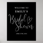 Affiche de bienvenue Fête des mariées de script no (Devant)