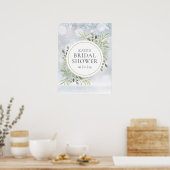 Affiche de bienvenue Fête des mariées de verdure d (Cuisine)