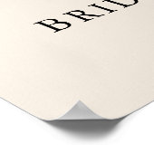 Affiche de bienvenue Fête des mariées des papillon (Coin)