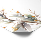 Affiche de bienvenue Fête des mariées | Holly & Or (Coin)