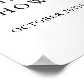 Affiche de bienvenue Fête des mariées Pearls Et Pr (Coin)