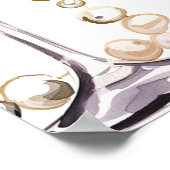 Affiche de bienvenue Fête des mariées Pearls et Pr (Coin)