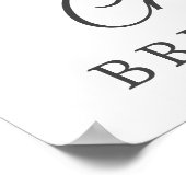 Affiche de bienvenue Fête des mariées tournesol d' (Coin)