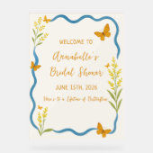 Affiche de bienvenue fleur sauvage de Fête des mar (Recto)