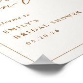 Affiche de bienvenue Fleurs d'automne rustiques To (Coin)