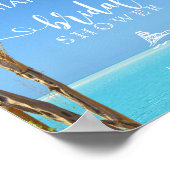 Affiche de bienvenue | Floral Mariage Gate Fête de (Coin)