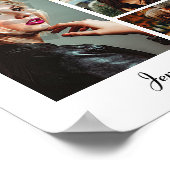 Affiche de bienvenue funéraire Signet photo Collag (Coin)