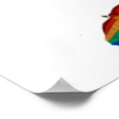 Affiche de bienvenue gay pride Rainbow Mariage (Coin)