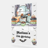 Affiche de bienvenue Halloween personnalisée (Angle)