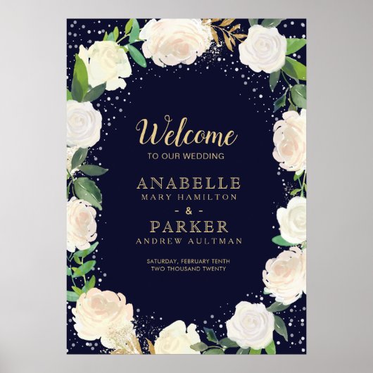 Affiche de bienvenue hivernale (20x28) (Devant)