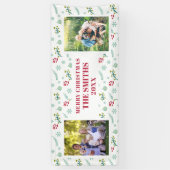 Affiche de bienvenue Joyeux Noël annuel bannière d (Vertical)