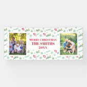 Affiche de bienvenue Joyeux Noël annuel bannière d (Horizontal)