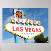 Affiche de bienvenue Las Vegas Closeup Poster Impr (Devant)