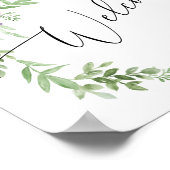 Affiche de bienvenue lavande - mariage ou douche (Coin)