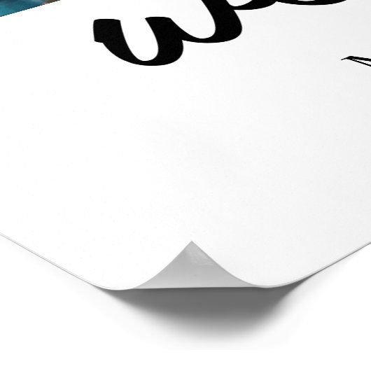 Affiche de bienvenue mariage (Coin)