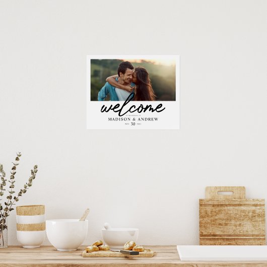 Affiche de bienvenue mariage (Cuisine)