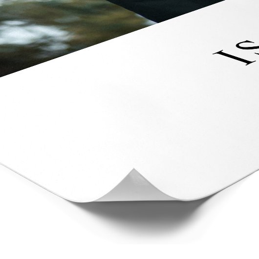 Affiche de bienvenue mariage (Coin)