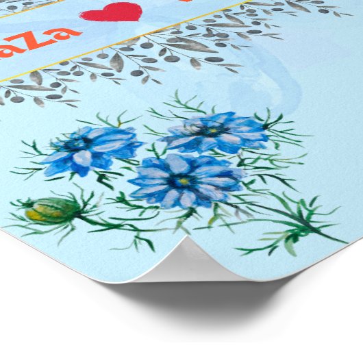 Affiche de bienvenue mariage (Coin)