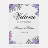 Affiche de bienvenue mariage (Recto)