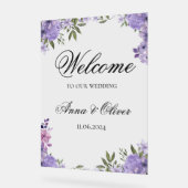 Affiche de bienvenue mariage (Angle)