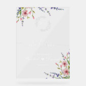 Affiche de bienvenue mariage (Recto)