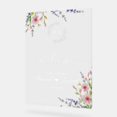 Affiche de bienvenue mariage (Angle)