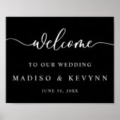 Affiche de bienvenue mariage (Devant)