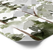 Affiche de bienvenue Mariage à feuillage persistan (Coin)