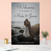 Affiche de bienvenue Mariage acrylique personnalis (Mariage)