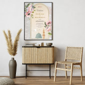 Affiche de bienvenue Mariage acrylique personnalis