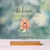 Affiche de bienvenue Mariage animal (Neutre)