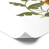 Affiche de bienvenue Mariage animal de Safari trop (Coin)