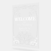 Affiche de bienvenue Mariage Art nouveau (Angle)